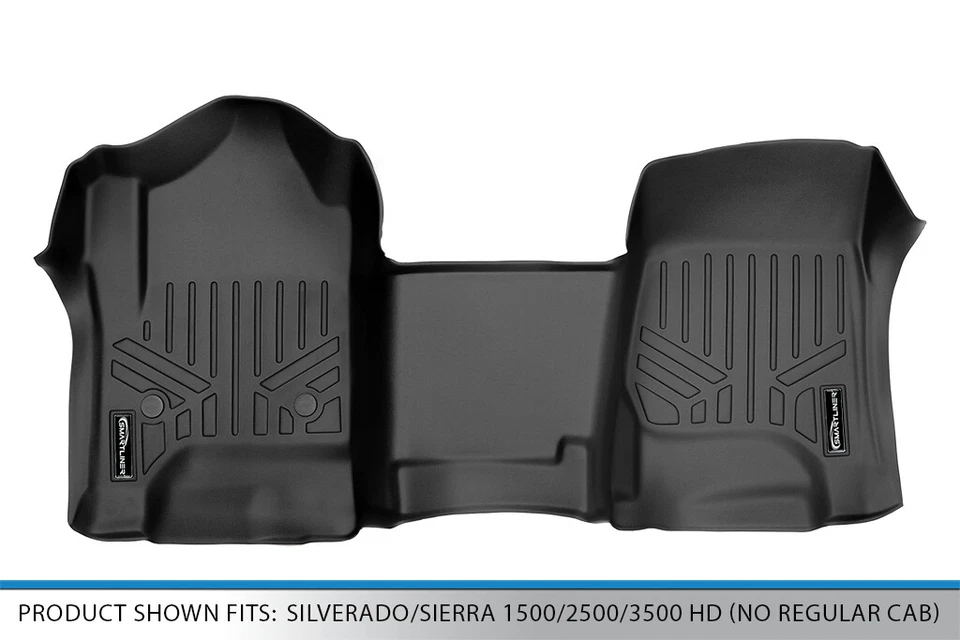 SMARTLINER Custom Fit Floor Mat 2014-2018 Chevrolet Silverado GMC Sierra 1500 - Imagem 4 de 4