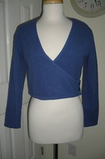 Vintage MONDOR Damska niebieska chusta polarowa Petite Small PS EUC