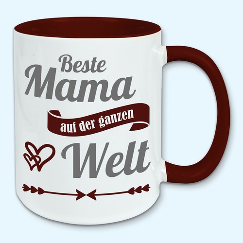 Tasse Beste Mama auf der ganzen Welt Kaffeebecher Geschenk - Bild 11 von 24