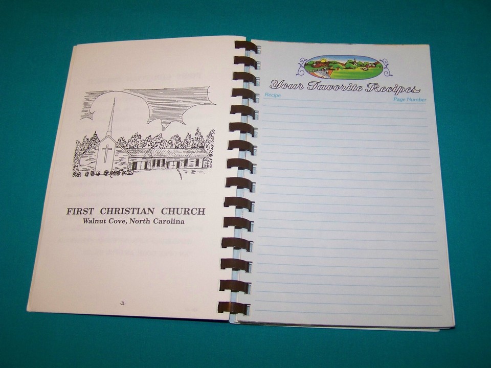 First Christian Church Walnut Cove NC Cookbook 1992 peanut butter pie