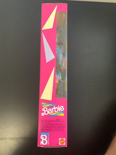 Mattel 1991 School Cool Barbie CHRISTIE #9425 Vintage - Sigillato - Foto 8 di 12