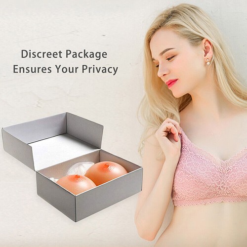 Silicone Breast Forms Mastectomy Prosthesis Crossdresser Fake Boobs One Pair - Picture 7 of 8