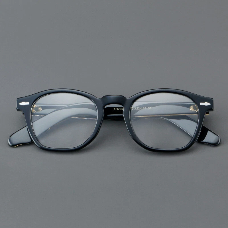 Retro Square Acetate Thick Eyeglasses Hand Made Glasses Frames Men Women Vintage