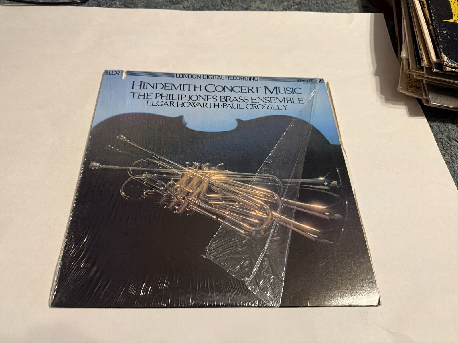 HINDEMITH, Concert Music Philip Jones Brass Crossley  LP