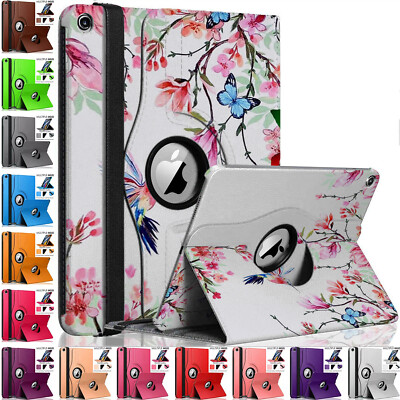 Hülle für Apple iPad 9. 8. 7. Generation 10.2 Leder 360 Drehbarer Ständer Cover