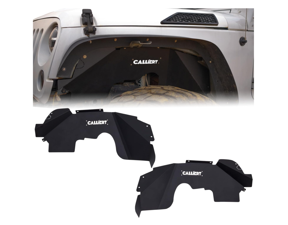 CALLIERT Aluminum Front Inner Fender Liners Wheel Well Liners for 20 Series Trucks