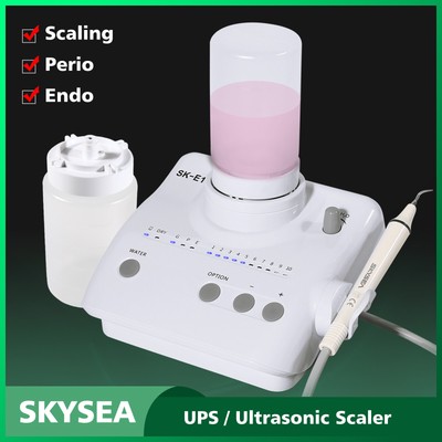 Dental Scaler Ultrasonic Piezo scaler & 2*Bottles fit EMS / 6 *Handpiece FDA SA
