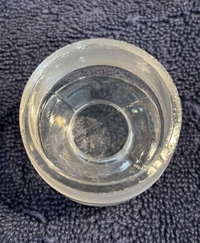 Antique Glass Apothecary Jar, Glass Label & Stopper, 1880’s P. Cassia 9.5” - Picture 8 of 18