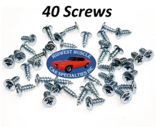 Wheel Well Opening Molding Trim Fits Dodge Challenger Charger Dart 40pcs OG