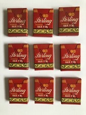 RARE VINTAGE NOS STERLING BRAND HAIR PINS 9 FULL BOXES CASE NEW UNUSED STOCK
