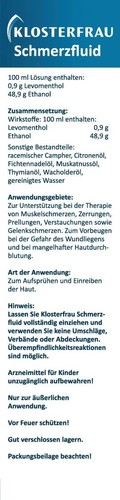Klosterfrau Schmerzfluid Spray 150 ml – Kühlende Hilfe bei Muskel- und Gelenksch - Picture 4 of 4