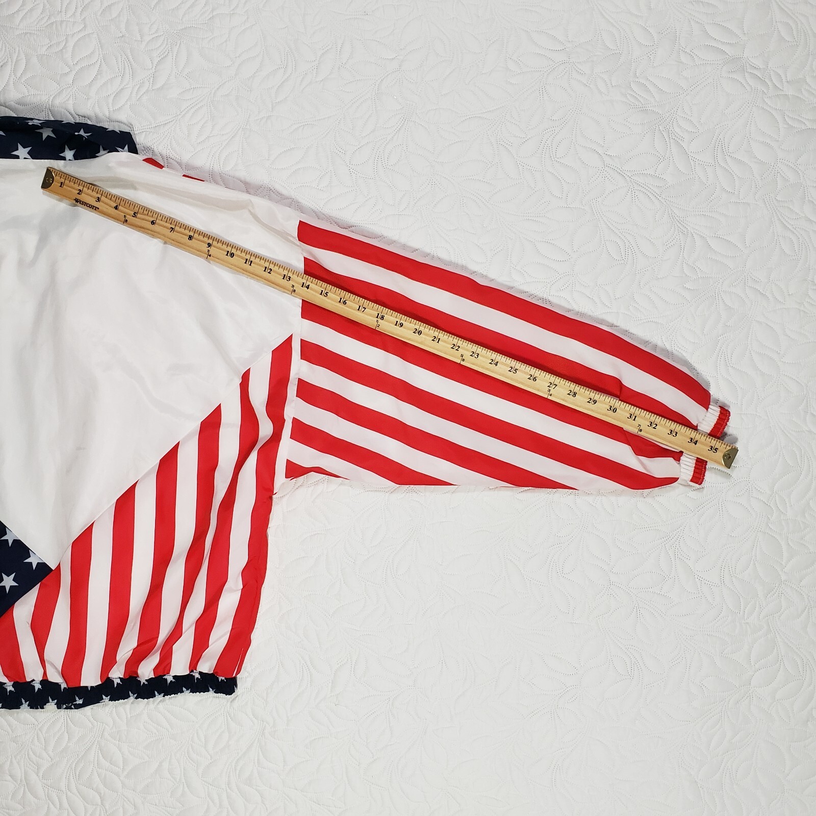 Vintage Tech Data Jacket Size Large American Flag… - image 20