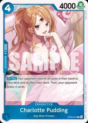 One Piece TCG Charlotte Pudding OP06-047 Rare Wings of the Captain