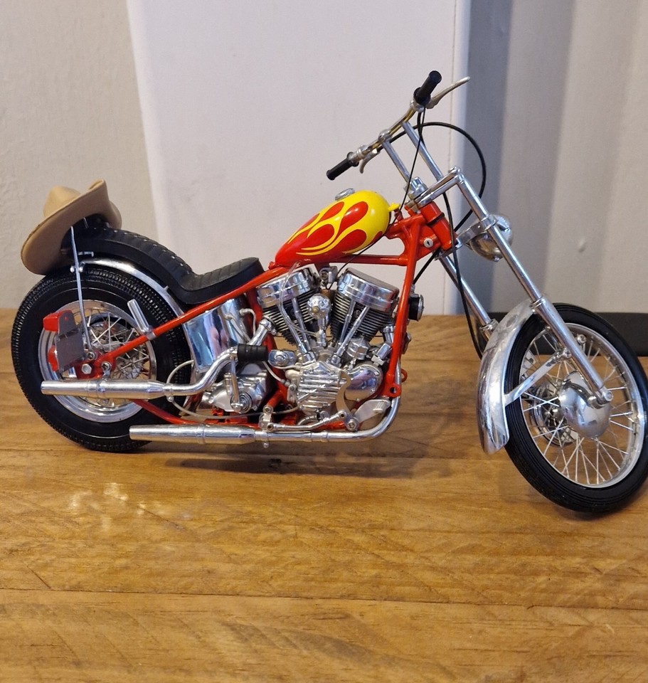 Harley Davidson Motorcycle 69 Easy Rider Billy Bike Chopper Metal Model ...