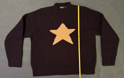Vintage 90s Polo Ralph Lauren Sweater Mens XXL Wool Hand Knit 