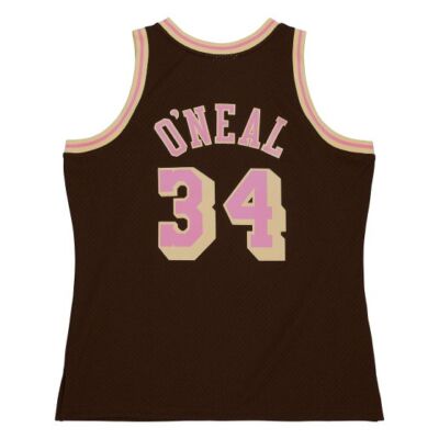 Los Angeles Lakers Shaquille O'Neal Mitchell & Ness Brown Sugar