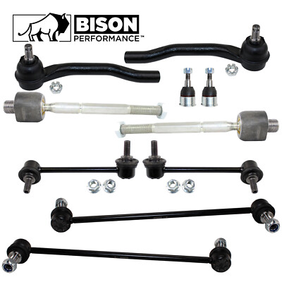 Bison Performance 10pc Front Rear Sway Bar Links Tie Rod Ends Kit For MDX Pilot