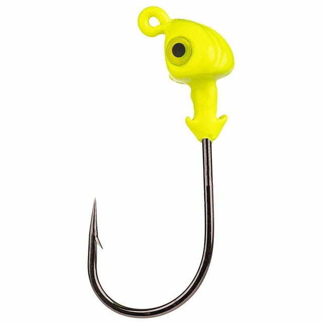 Strike King Redfish Magic Saltwater Flats Jig Head 1/4 oz. Chartreuse