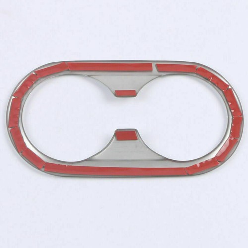 For Kia K5 2021-2023 silver Car Inner Rear Water Cup Panel frame Cover Trim - Picture 6 of 6