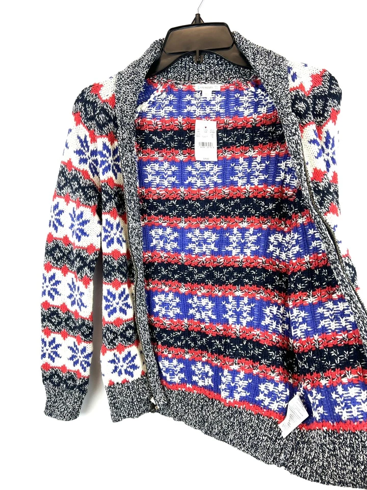 Suéter Crewcuts Niño Manga Larga Tejido Cremallera Talla 12 Foto 2 de 4