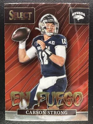 2022 Panini Select Draft Picks #EN-CS Carson Strong En Fuego Nevada Wolf Pack