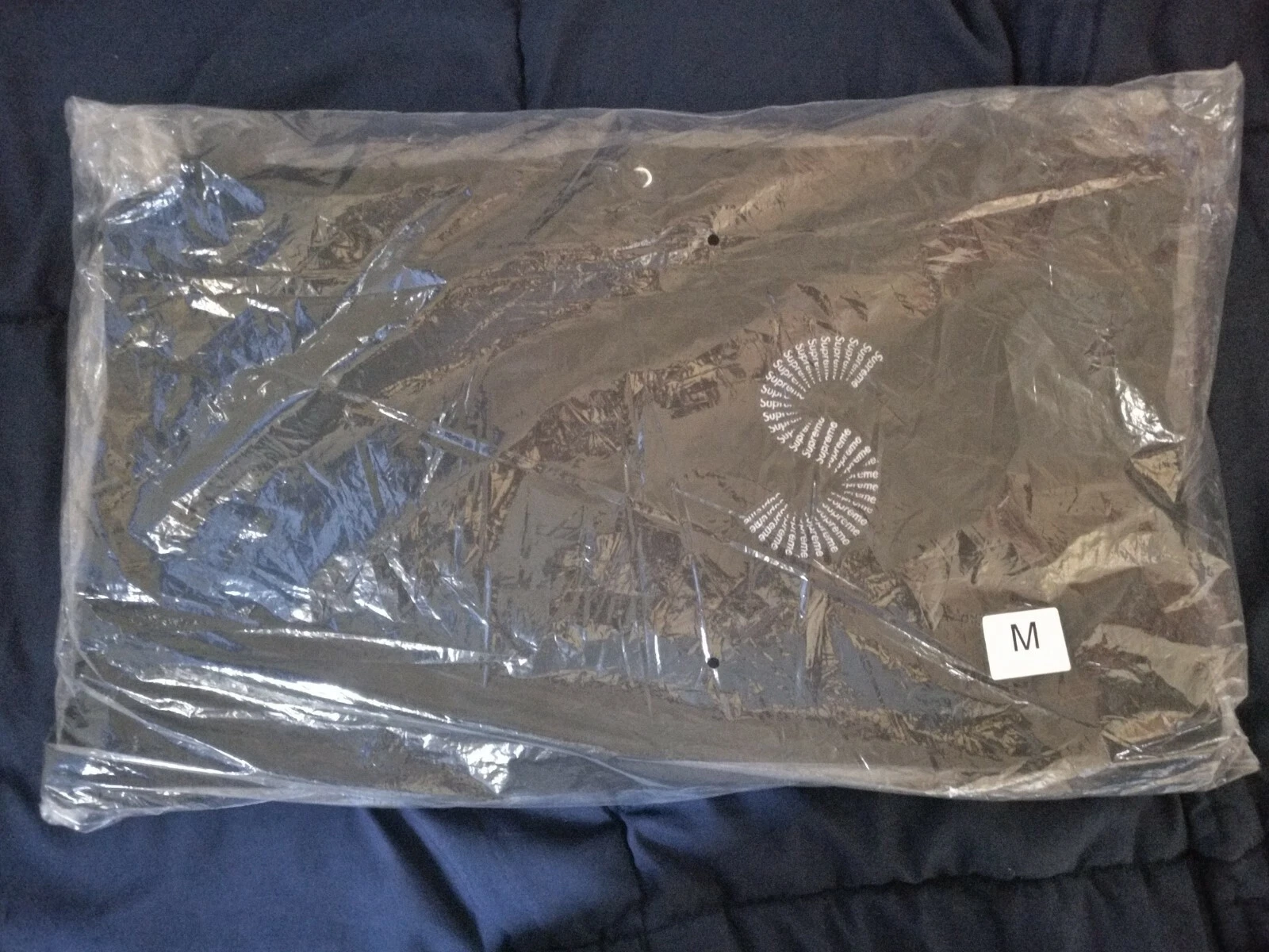 Supreme S Logo Hooded Sweatshirt (FW20) Black Size Medium BRAND NEW DEADSTOCK