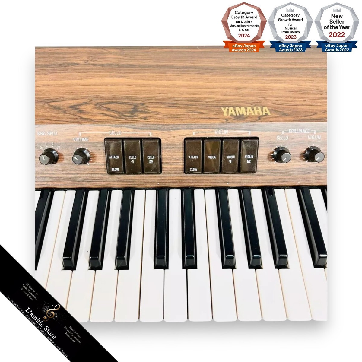 【ジャンク扱い】YAMAHA ヤマハ ストリングス キーボード SS-30 YAMAHA SS30 SYNTHESIZER String-Synth 49-key Multi-Phonic