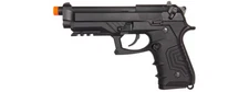 HFC HG-173 M92 CO2 Blowback Semi Auto Airsoft Pistol - BLACK