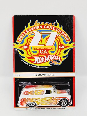 HOT WHEELS 27TH CONVENTION '55 CHEVY PANEL #339 NEW NICE!!! CK313