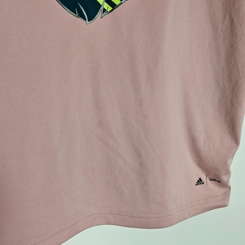 Disney Adidas Aeroready Soccer Lion King Youth 15-16Y Short Sleeve Pink Shirt - Picture 3 of 9