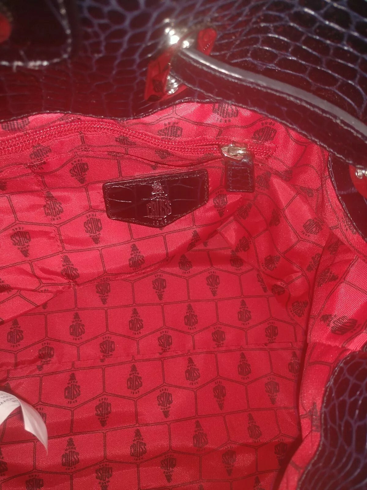 MARK CROSS Large Drawstring Madison Bucket Bag Bl… - image 7