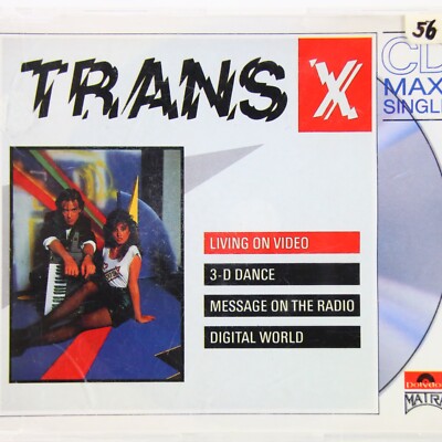 Music Musik MAXI CD Trans-X   Living On Video Gut