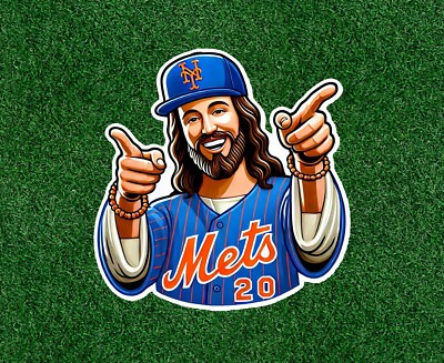 #ad #ad Jesus is a New York sports fan 100% waterproof vinyl sticker several sizes $5.00