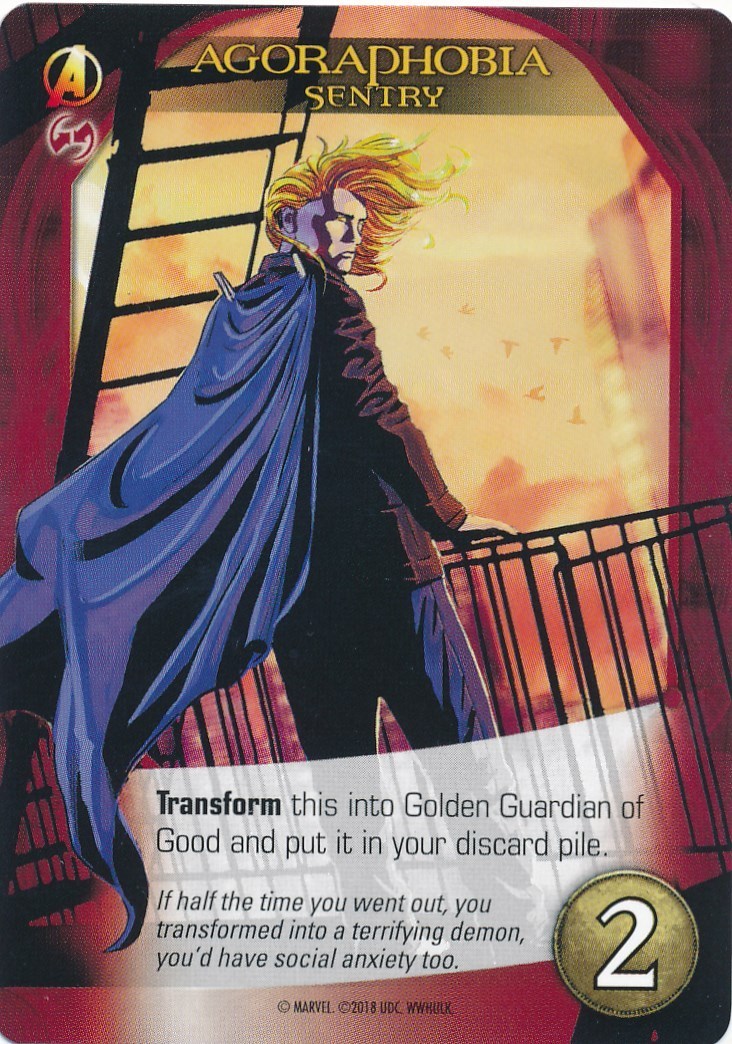 SENTRY Upper Deck Marvel Legendary WORLD WAR HULK AGORAPHOBIA | eBay