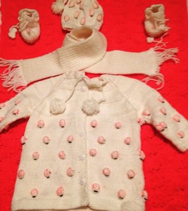 baby girl popcorn sweater