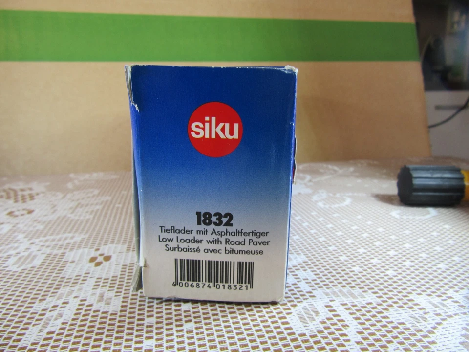 A245 SIKU 1832 Deutschland Schachtel Leere für SIKU M87 Halb Anhänger Ho 1:87 - Bild 2 von 4