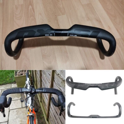 Road Bicycle Drop Bar Carbon Fiber 31.8 Bike Handlebar Internal Routing 40/42/44