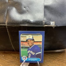 George Bell 1986 Fleer Classic Miniatures 13  Toronto Blue Jays  Baseball Card