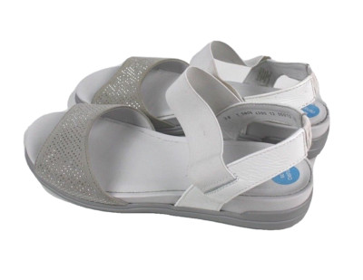 ARA SANDALETTEN RIEMCHENWOMAN SHOES GRAU/SILBER SCHMALE WEITE 39 #11-6# NEU!