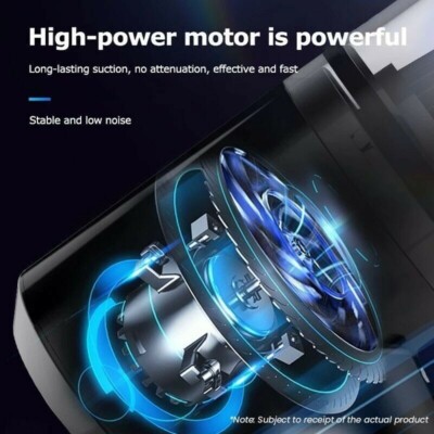 ASPIRAPOLVERE MINI PORTATILE RICARICABILE POTENTE AUTO CASA - Foto 2