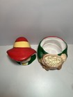 VINTAGE Original Ernie the Keebler Elf  Ceramic Cookie Jar Canister 2 Piece Lid — photo 4