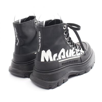 Alexander McQueen High top sneakers 676718 Fabric Black Used Alexander McQueen High top sneakers 676718 Fabric Black Used