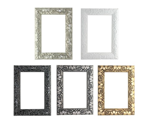 Ornate Antique Cushion Style Photo Photograph Picture Frame Gold, Silver , Black - Afbeelding 1 van 16