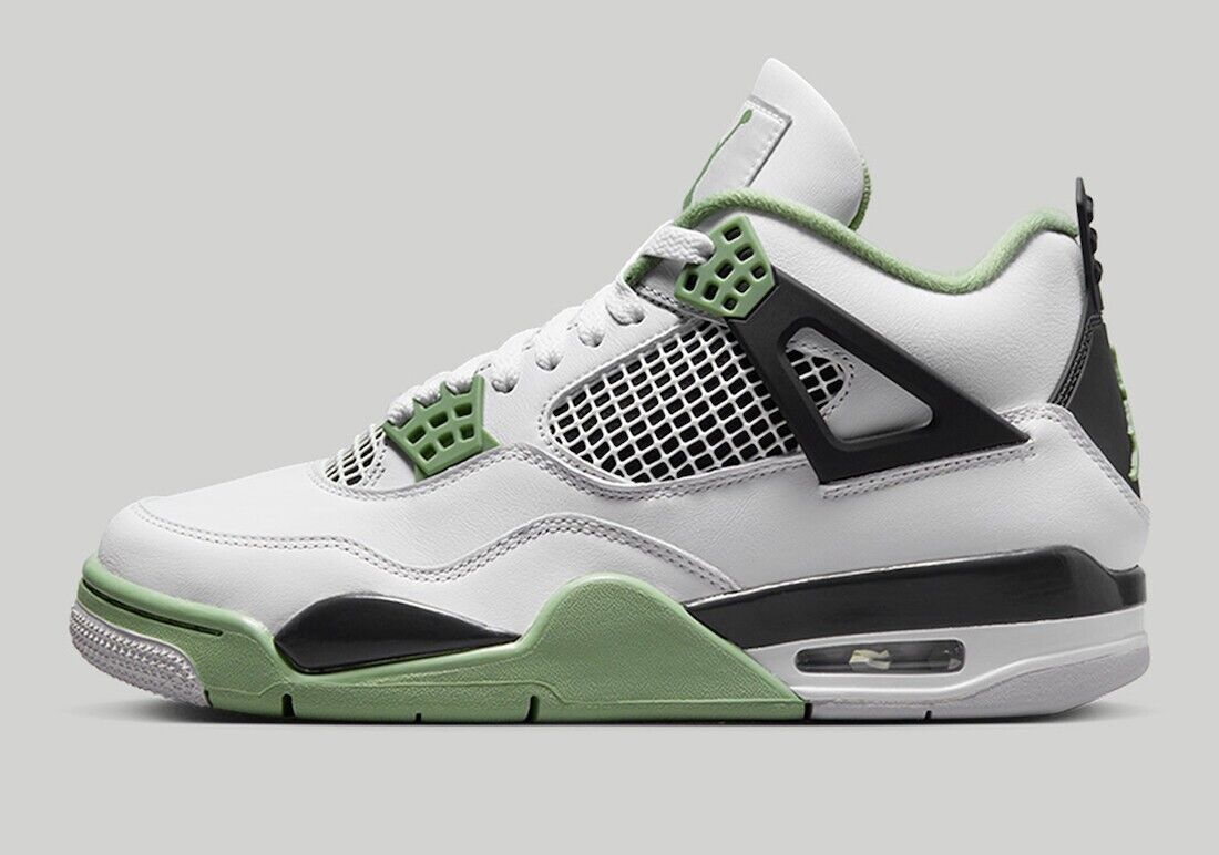 2023 WMNS NIKE AIR JORDAN 4 RETRO SZ 5.5 WHITE OIL GREEN 2023 WMNS NIKE AIR JORDAN 4 RETRO SZ 5.5 WHITE OIL GREEN