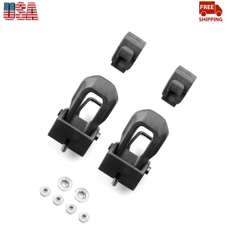 For Jeep Wrangler JK 2007+ 2/4Door Upgrades 2PCS Car Front Hood Locking Latches Foto 2 de 4