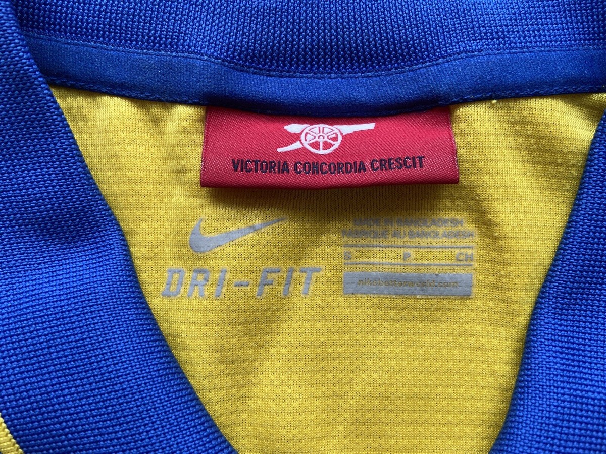 ARSENAL LONDON 2013 2014 AWAY FOOTBALL SHIRT SOCCER JERSEY NIKE