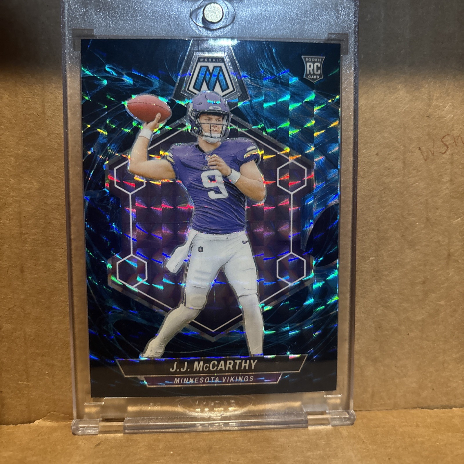 2024 Panini Mosaic - Rookies J.J. McCarthy #310 Mosaic Prizm (RC) Genesis