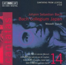 Urano, Chiyuki - Bach: Cantatas, Vol 14 (BWV 148, 48... - Urano, Chiyuki CD Y3VG