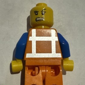 LEGO Movie 2015 Minifigure Emmet 2-Sided Head Lopsided Sad / Happy 70818