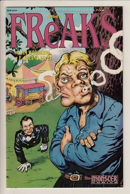FREAKS # 1-4  F. Solano Lopez, Jim Woodring - Tod Browning movie adaptation 1992